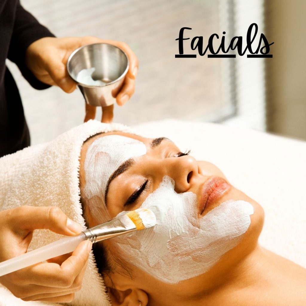 Girl receiving Facial Service at Labes Women Salon - Doorstep Salon Services in jamshedpur