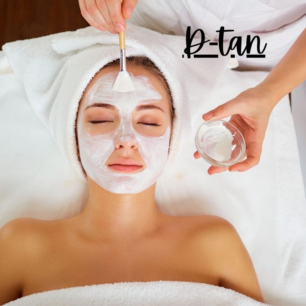 Girl receiving a D-Tan Services at Labes Women Salon - Doorstep Salon Services in Jamshedpur