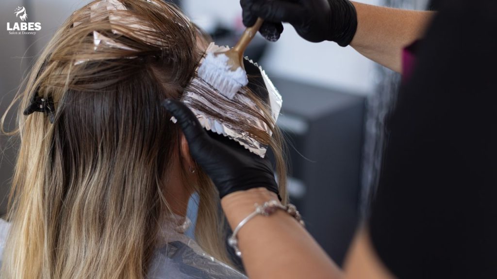 hair colouring services by Labes Women Salon