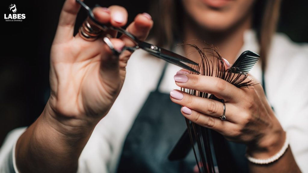 hair cut services by Labes Women Salon