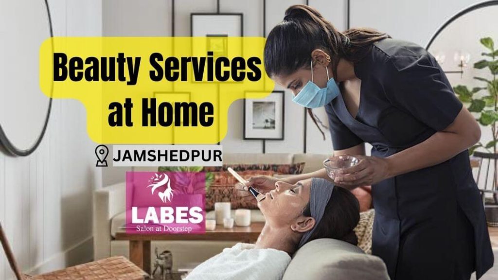 A Woman Enjoying a Relaxing Beauty Services at Home in Jamshedpur